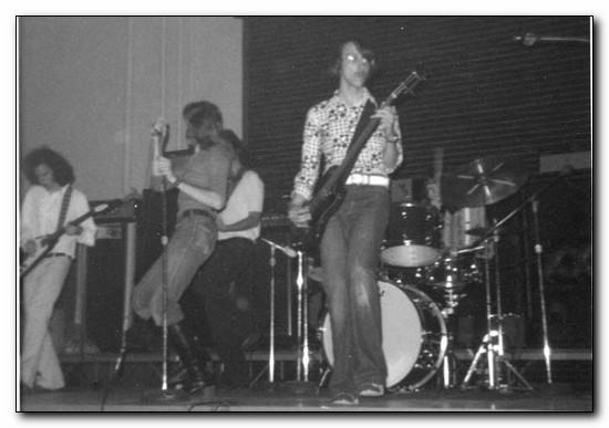 Rick, Robert,John at the Armory - May 1973